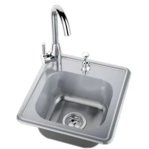 Drop in Single Sink w/Hot & Cold Water Faucet – A-SS17